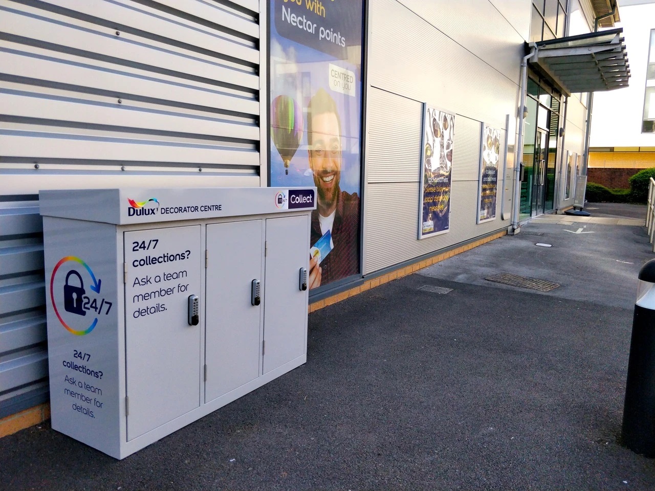 Collection Lockers installed at UK retailer